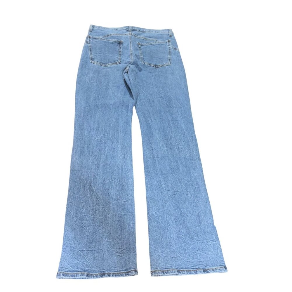 Fashion Nova Size 13 Flared Jeans Light Wash - Picture 6 of 7
